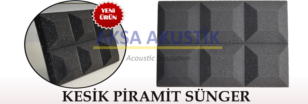 Dekoratif Kesik Piramit Sünger