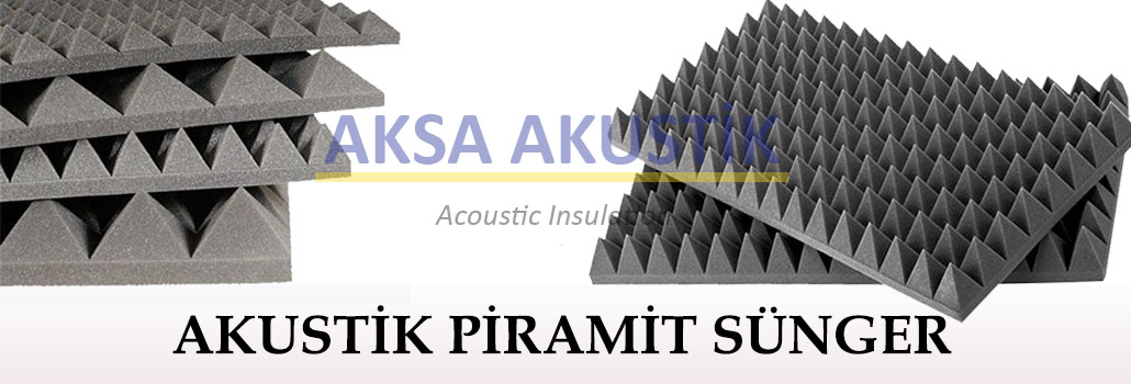 Akustik Yanmaz Piramit Sünger