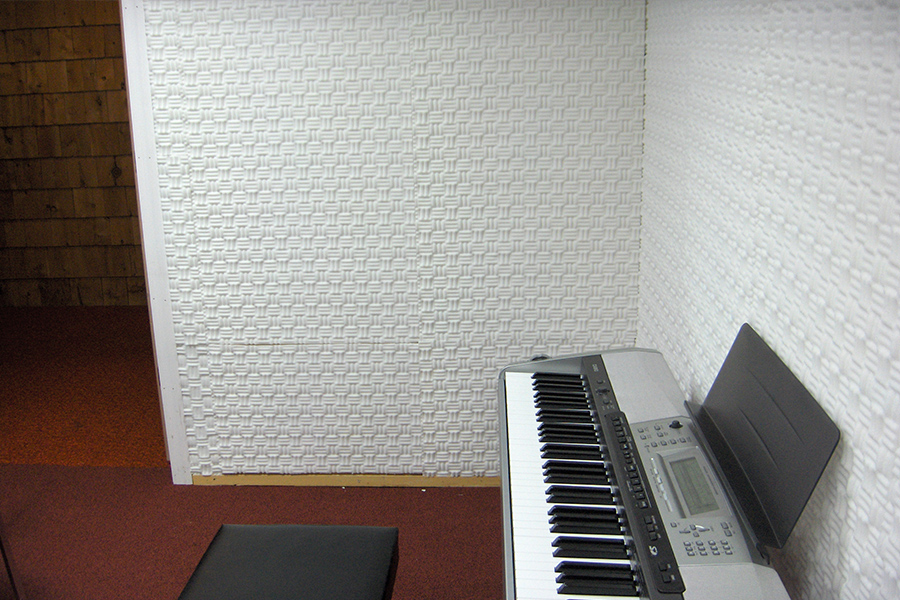 Piyano Odası Basotect Labirent Sünger Akustik Düzenleme