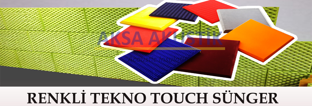 Renkli Kadife Kaplı Tekno Touch Sünger